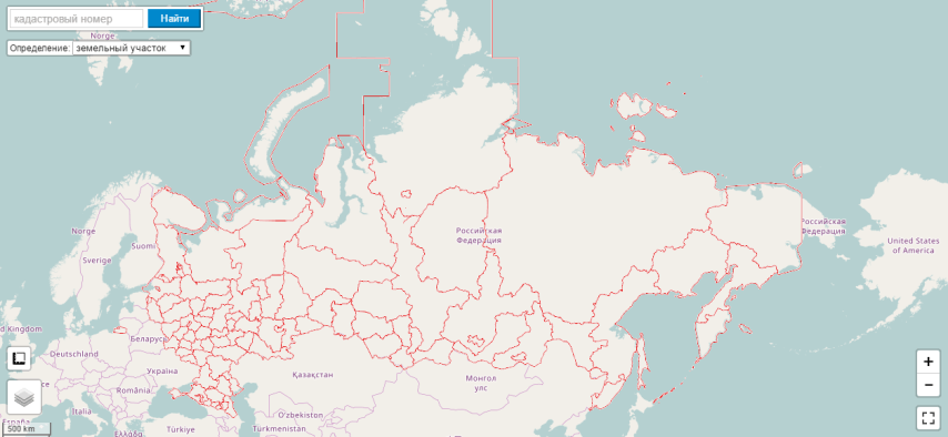 Публичная кадастровая карта: официальный сайт Росреестра